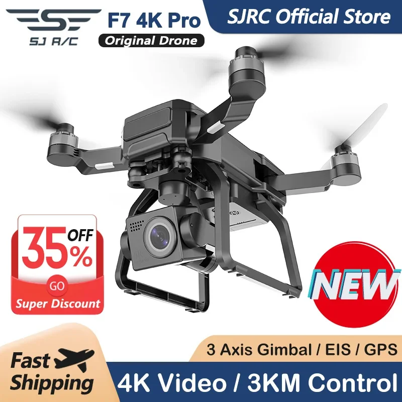 SJRC-Drone F7 4K PRO avec camé - Drone Gimbal avis et prix